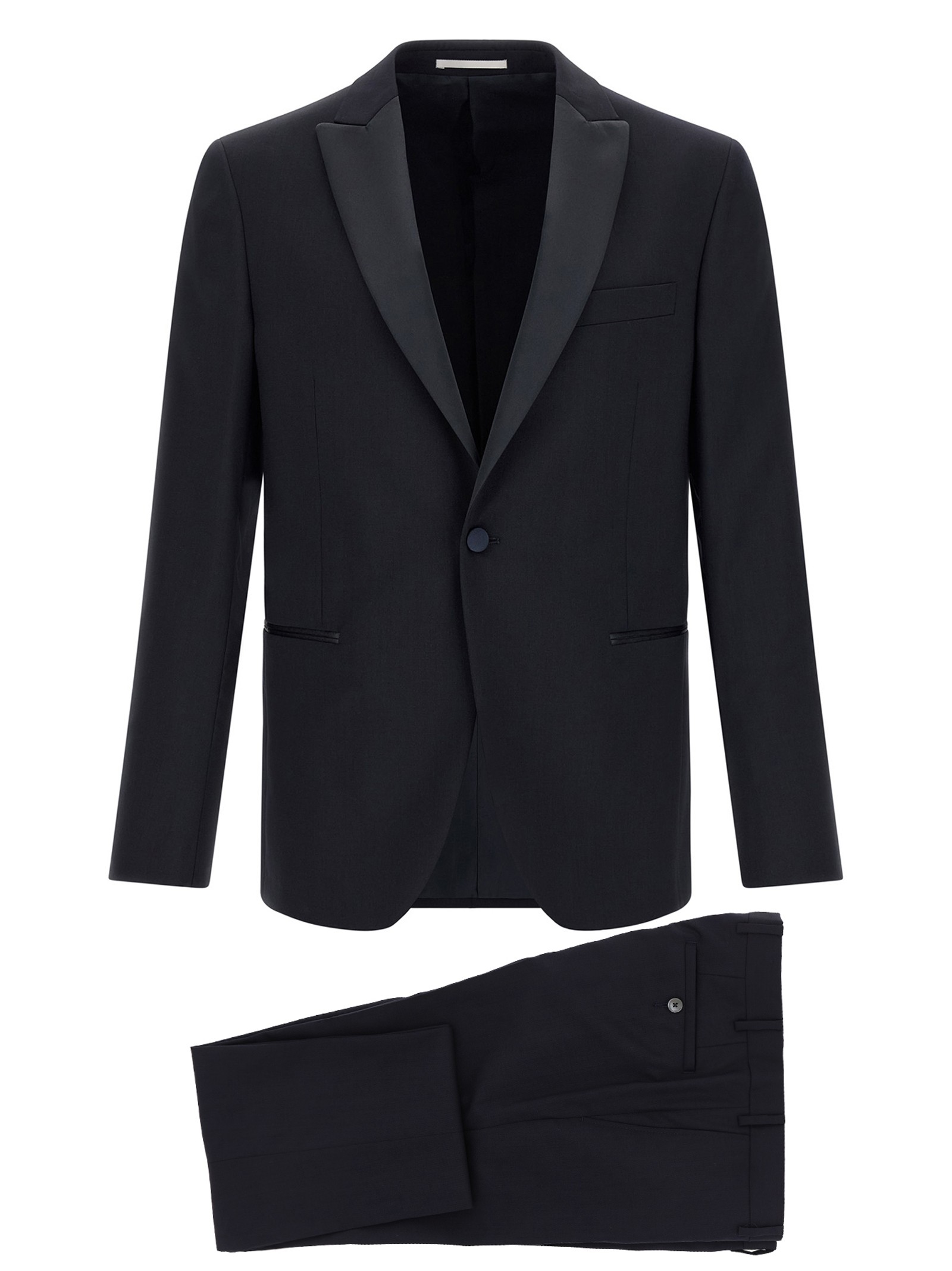 PAL ZILERI Wool And Satin Dress