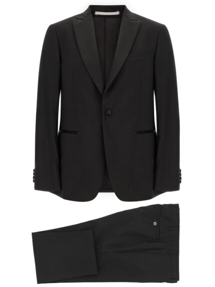 PAL ZILERI Wool And Satin Dress