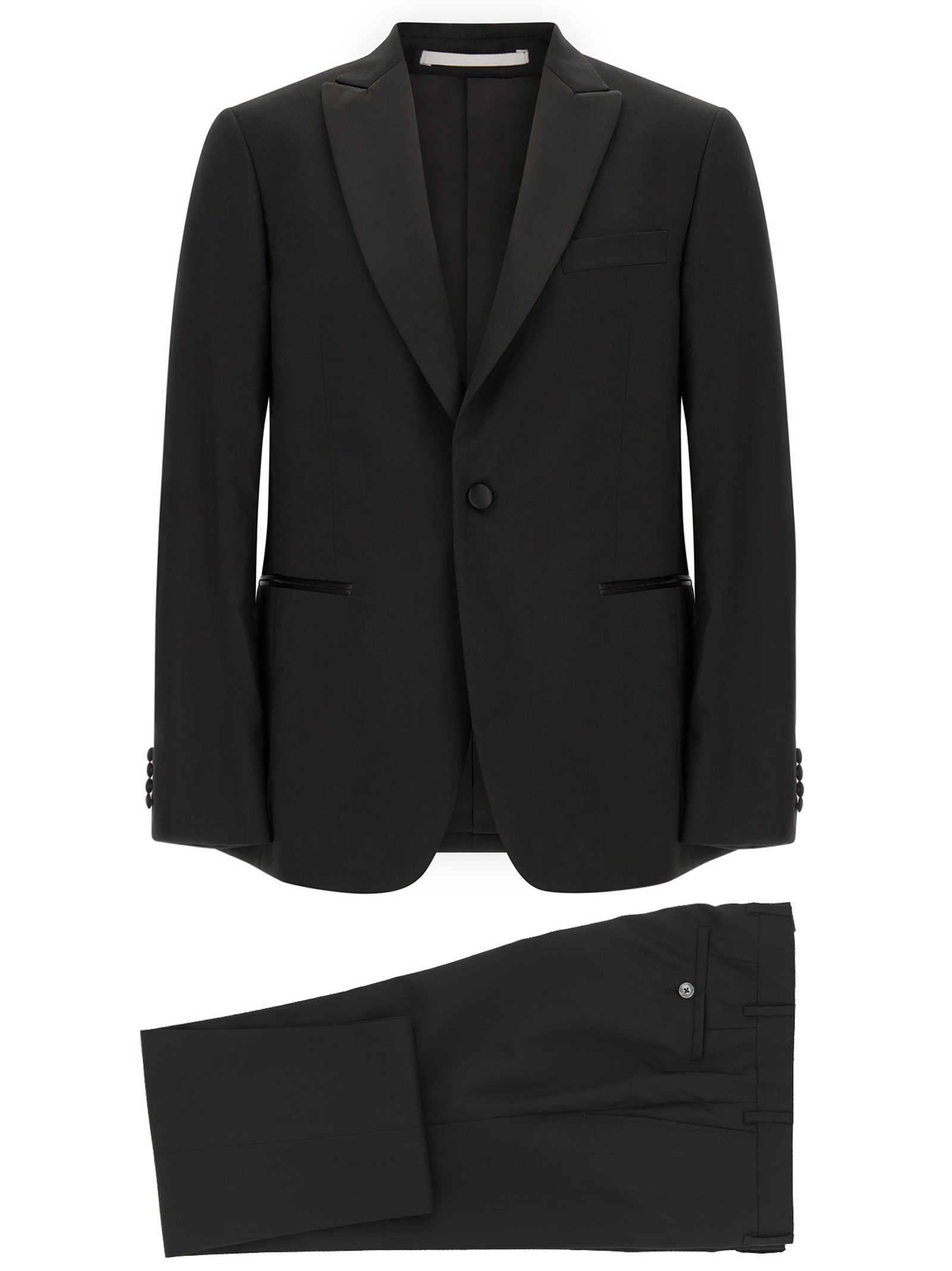 PAL ZILERI Wool And Satin Dress