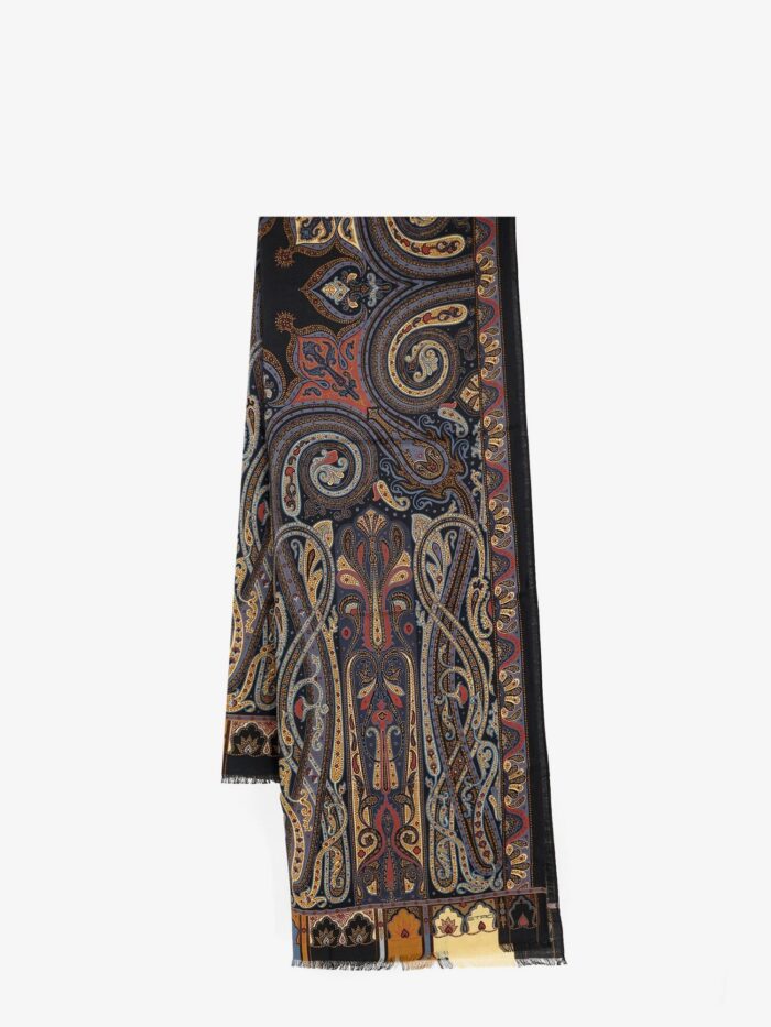 Etro Wool And Silk Scarf