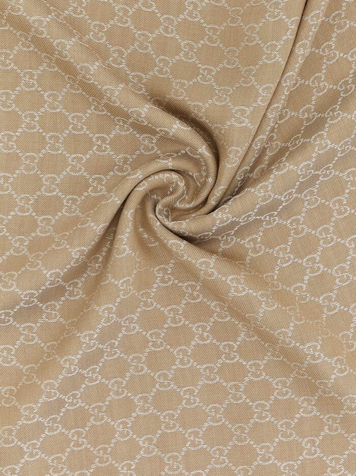 Gucci Wool And Silk Shawl GG