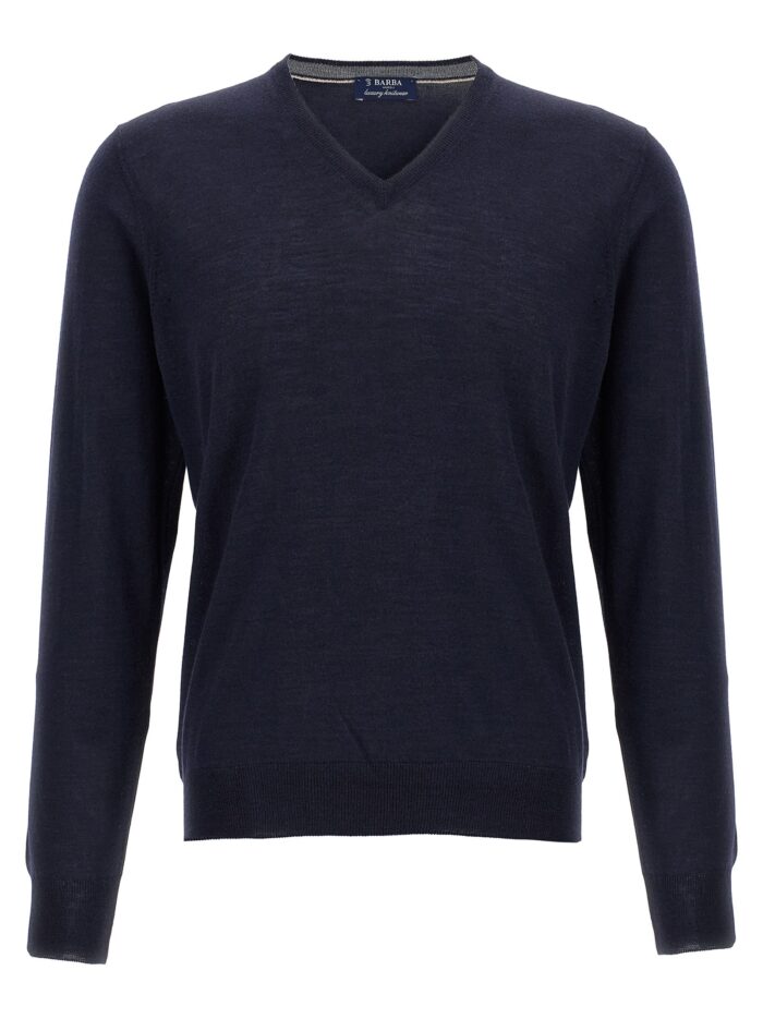 barba wool and silk sweater BARBA Wool And Silk Sweater