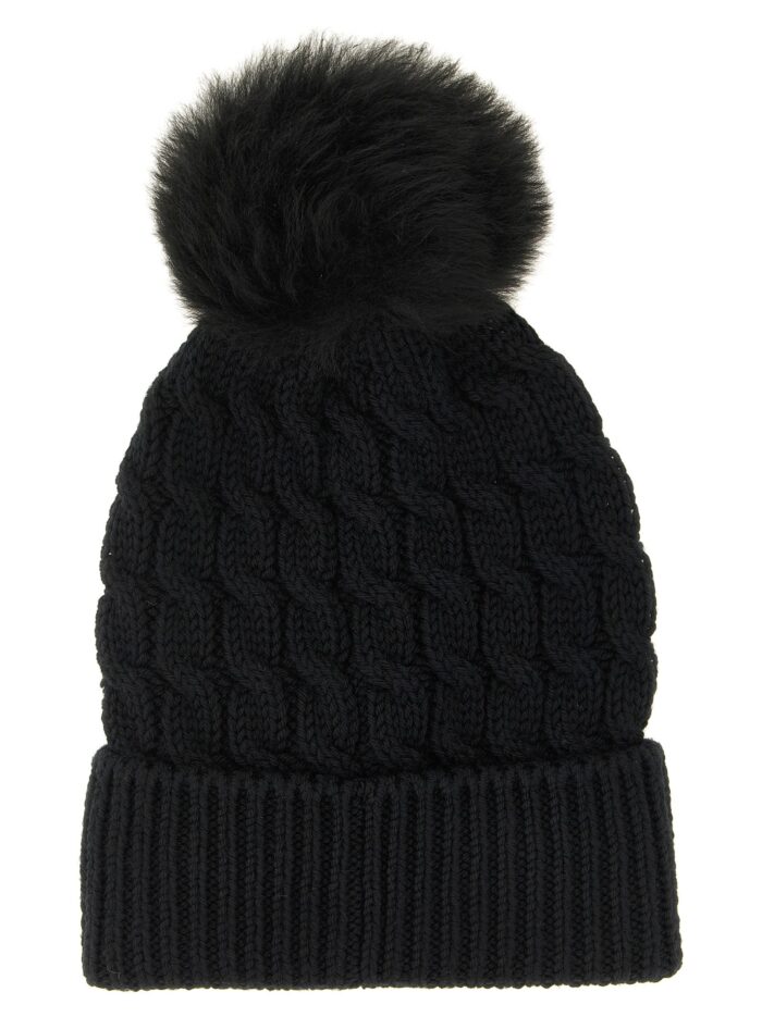 MONCLER GRENOBLE Wool Beanie With Pon-pon