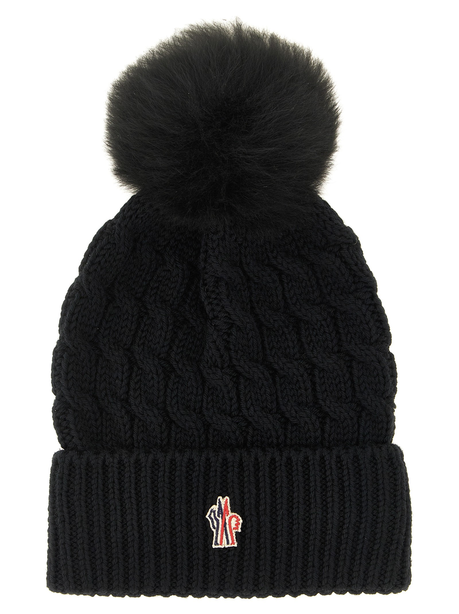 MONCLER GRENOBLE Wool Beanie With Pon-pon