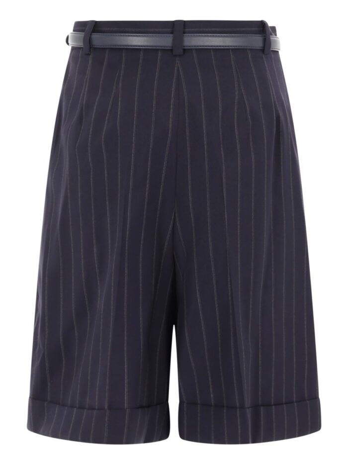 Max Mara WOOL BERMUDA SHORTS WITH BELT