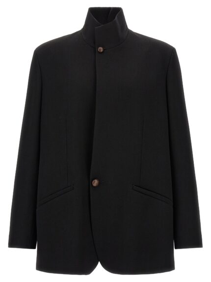 Zegna Wool Blazer With Buttons