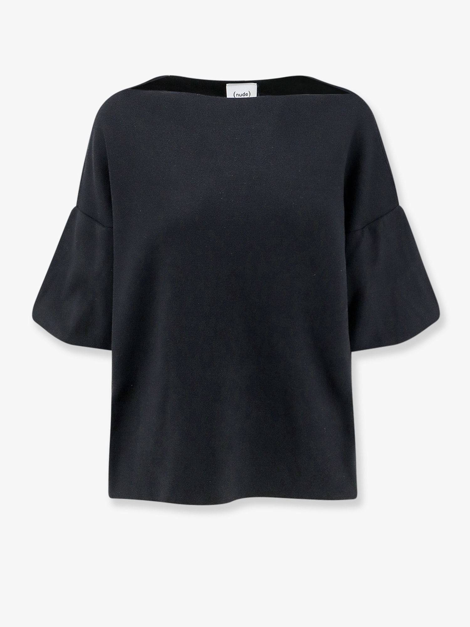 NUDE Wool Blend Boat Neck Sweater