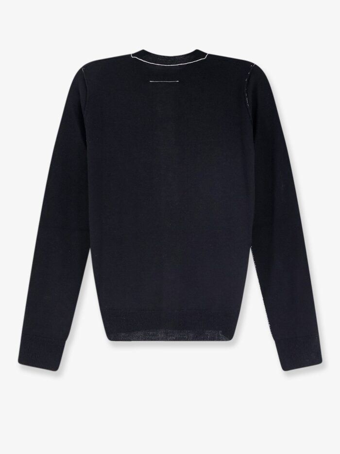 MM6 MAISON MARGIELA Wool Blend Cardigan With Front Numeric Detail