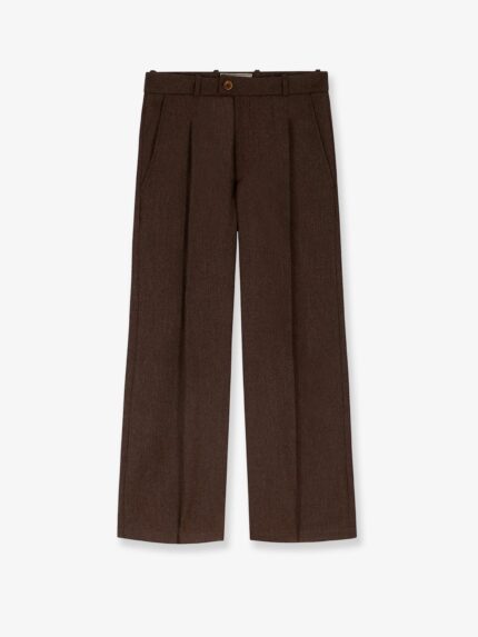 WALK IN PARIS Wool Blend Flared Trousers