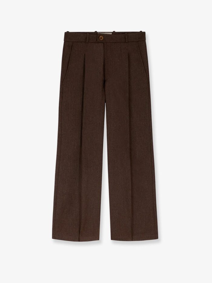 WALK IN PARIS Wool Blend Flared Trousers