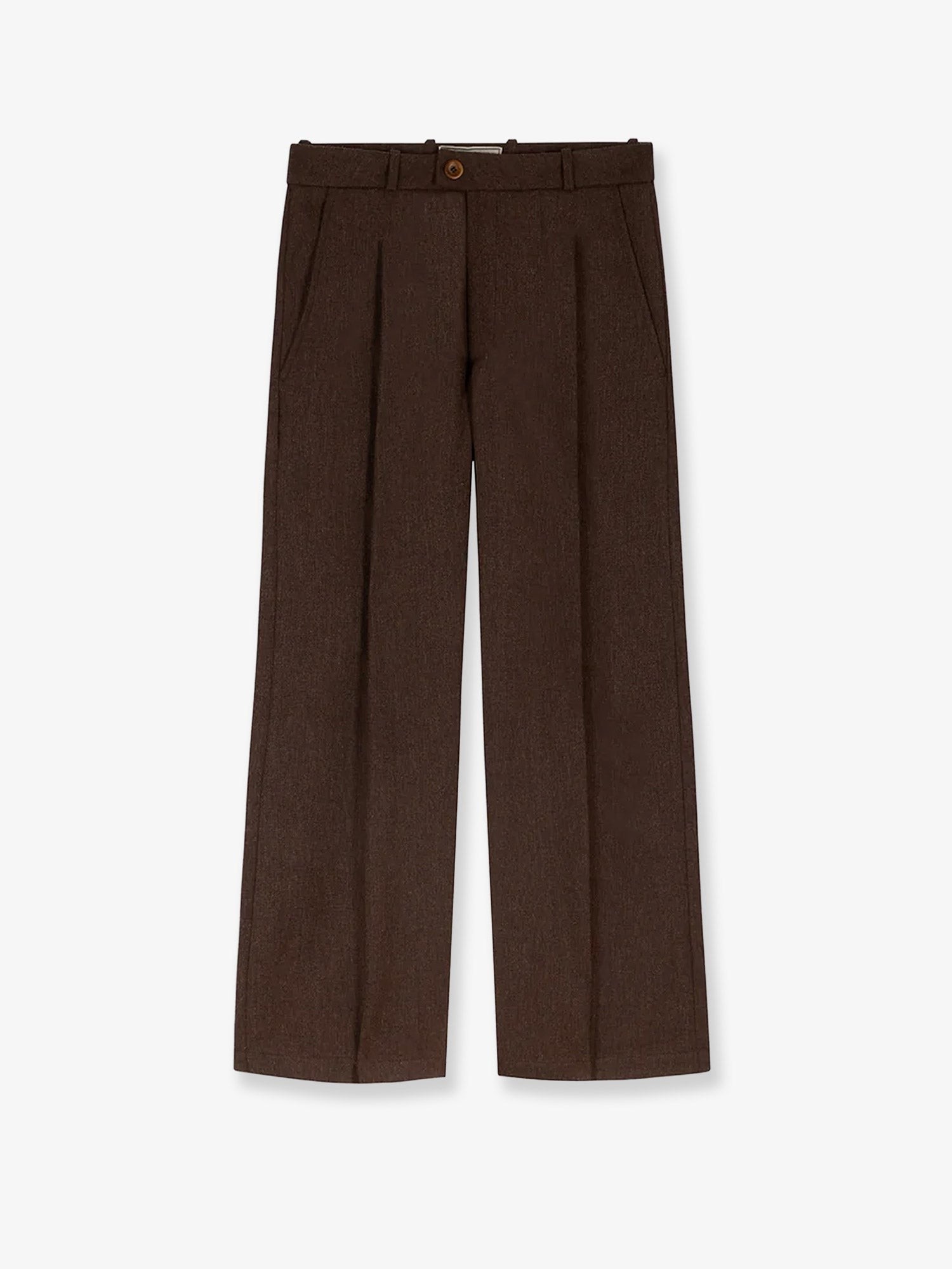 WALK IN PARIS Wool Blend Flared Trousers