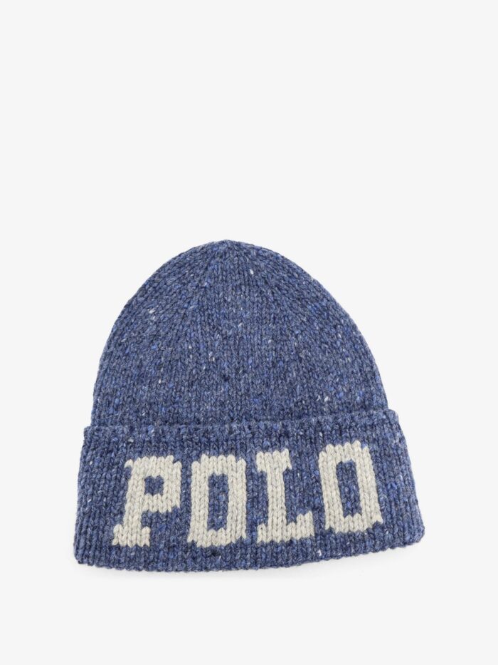 Polo Ralph Lauren Wool Blend Hat With Logo Insert