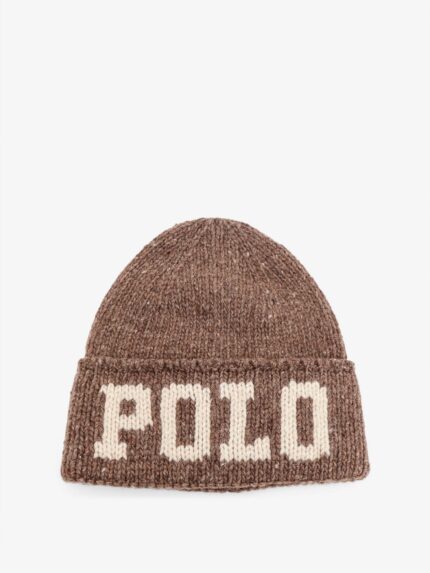 Polo Ralph Lauren Wool Blend Hat With Logo Insert