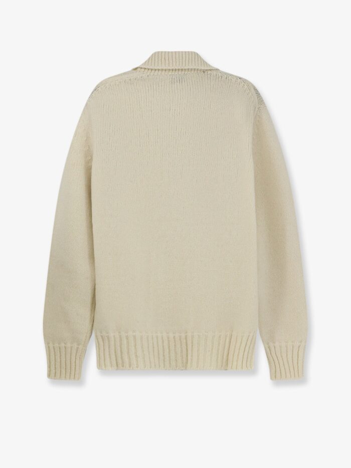 ALPHA-STUDIO Wool Blend Ribbed Collar Sweater