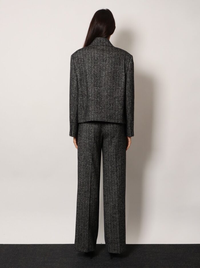 Dolce & Gabbana Wool Blend Striped Double-breasted Blazer