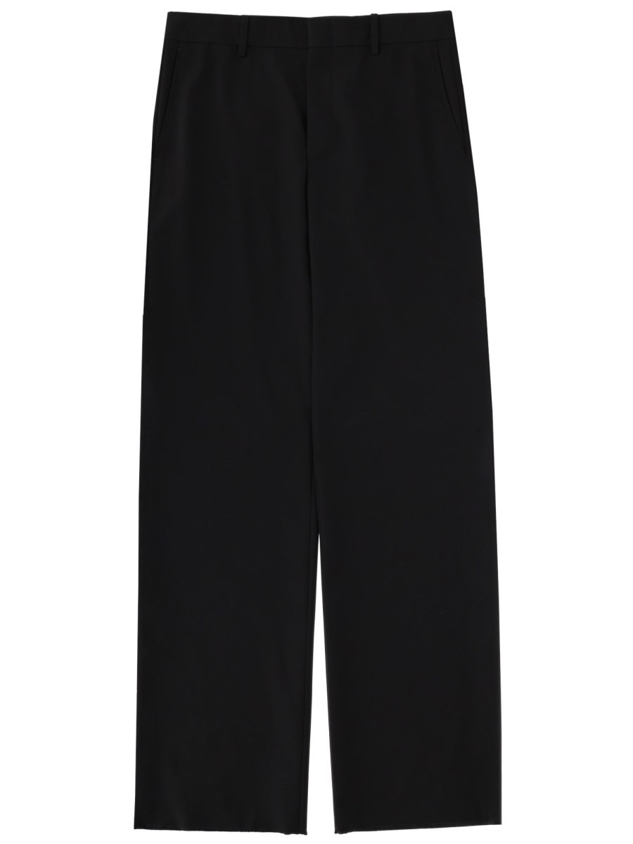 Gucci WOOL BLEND TAILORED PANTS