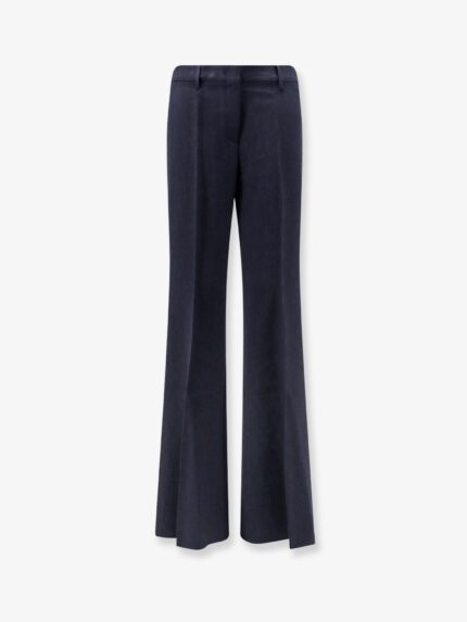 Etro Wool Blend Trousers With Paisley Pattern