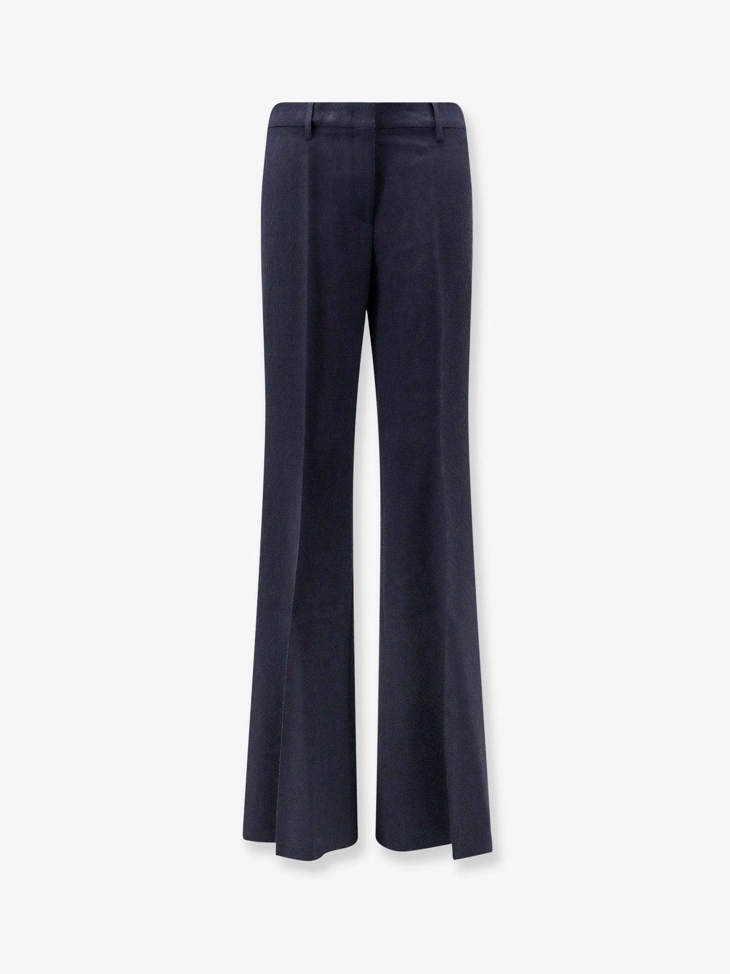 Etro Wool Blend Trousers With Paisley Pattern