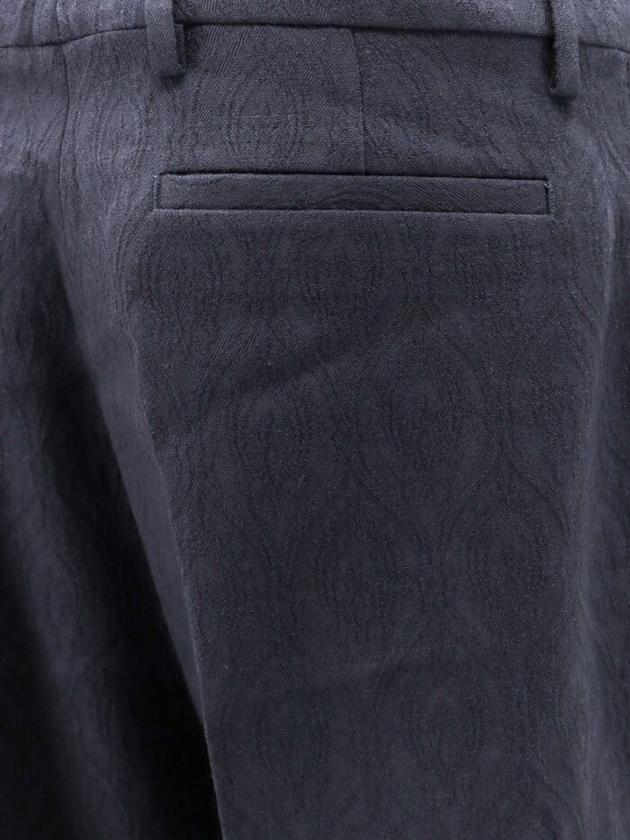 Etro Wool Blend Trousers With Paisley Pattern