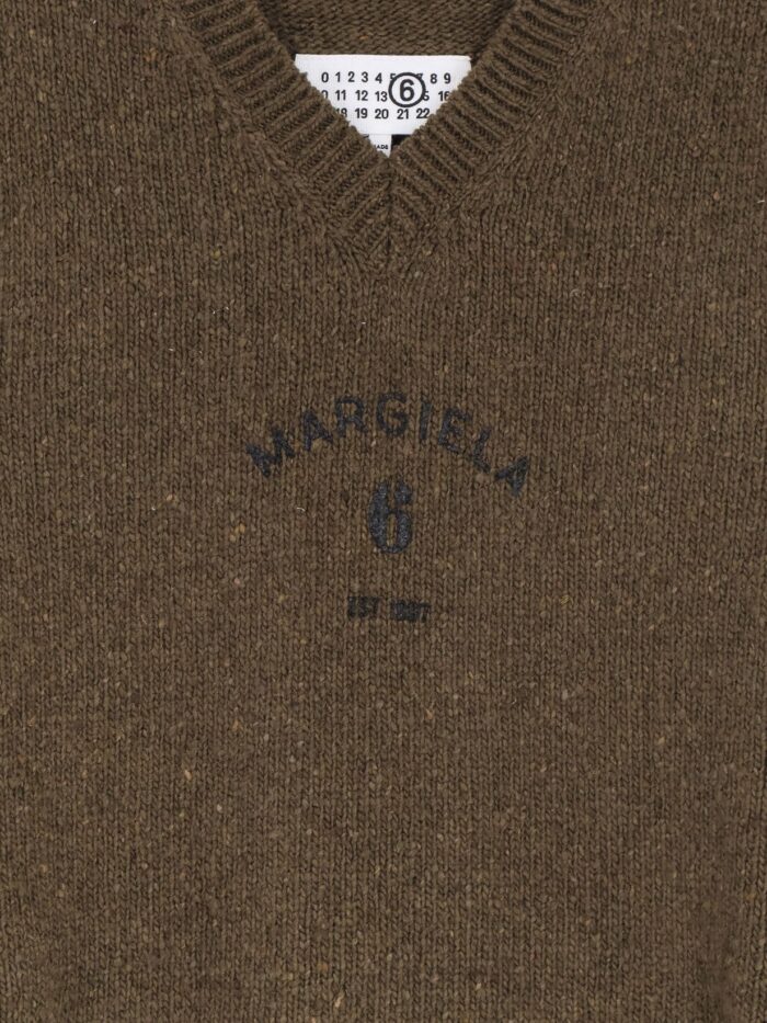 MM6 MAISON MARGIELA Wool Blend Vest With Used Effect