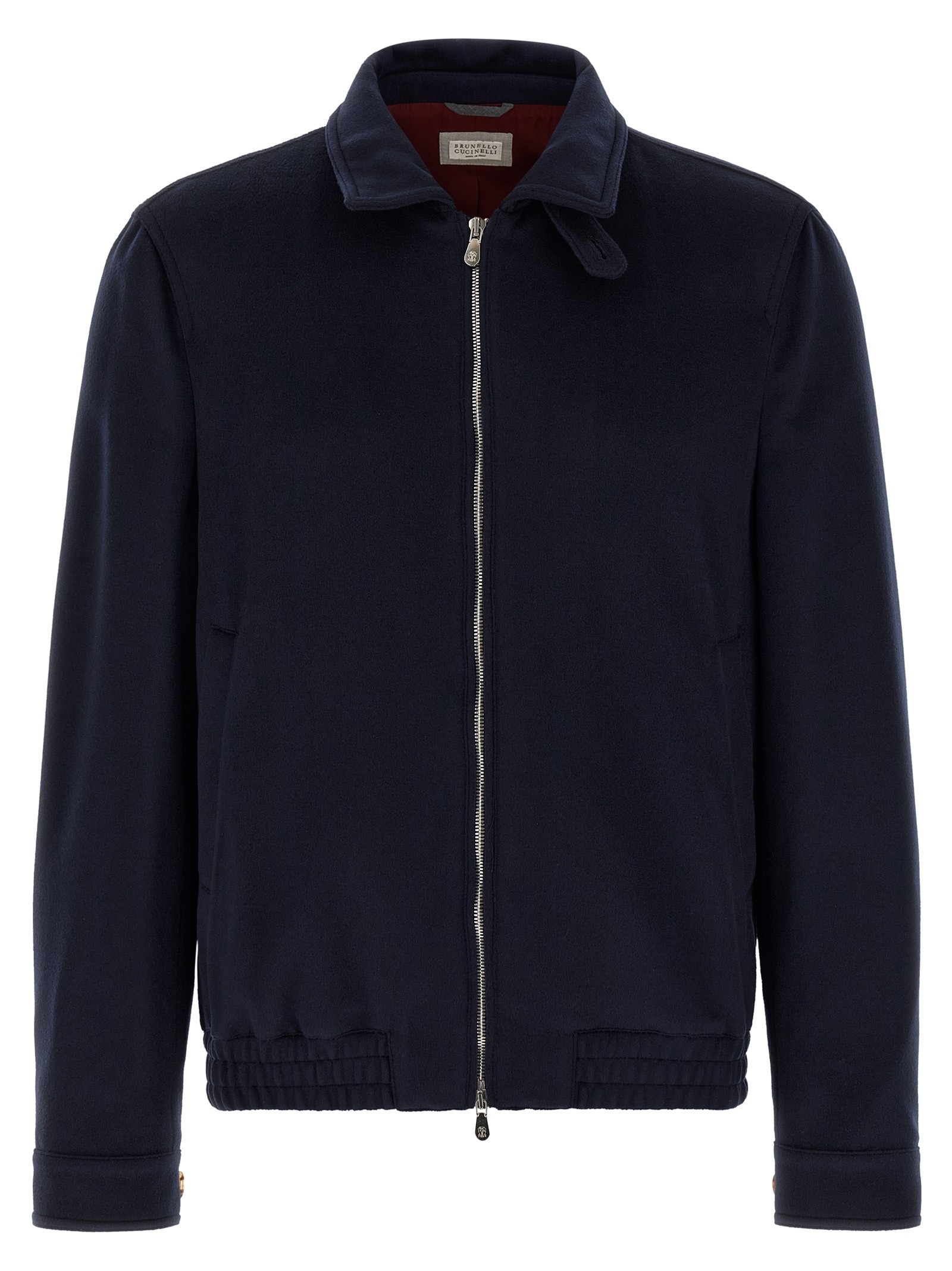 Brunello Cucinelli Wool Bomber Beaver