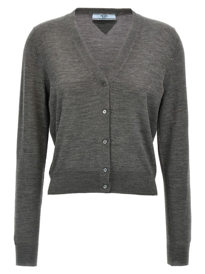 prada wool cardigan PRADA Wool Cardigan