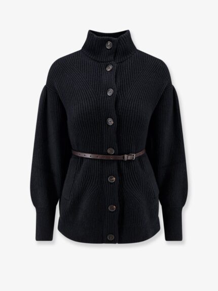 Brunello Cucinelli Wool, Cashmere And Silk Blend Cardigan