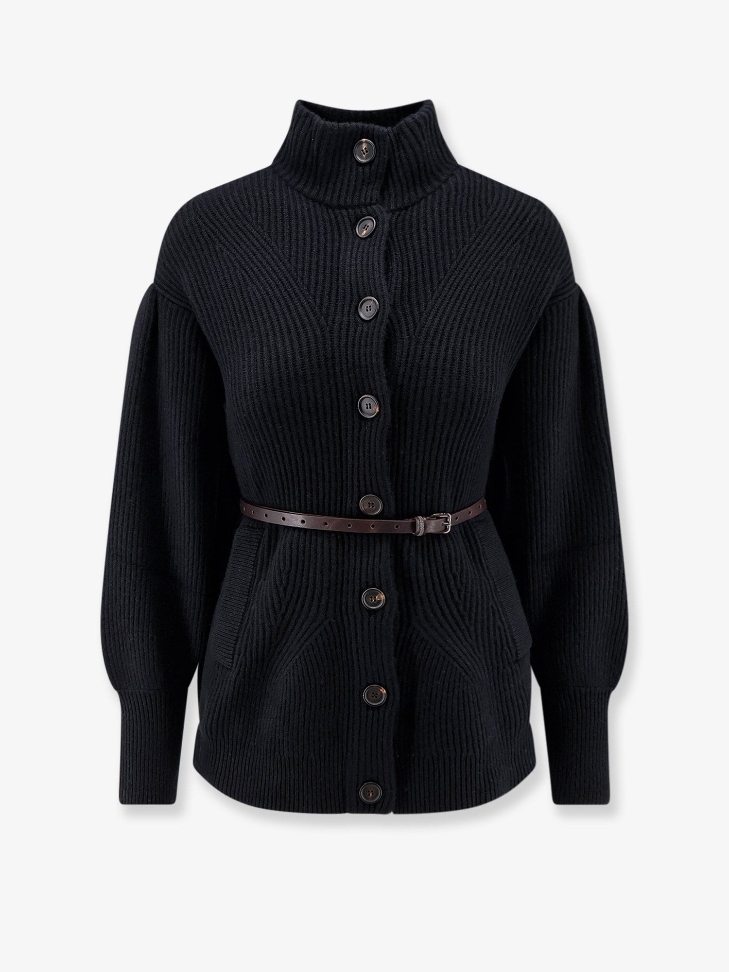 Brunello Cucinelli Wool, Cashmere And Silk Blend Cardigan