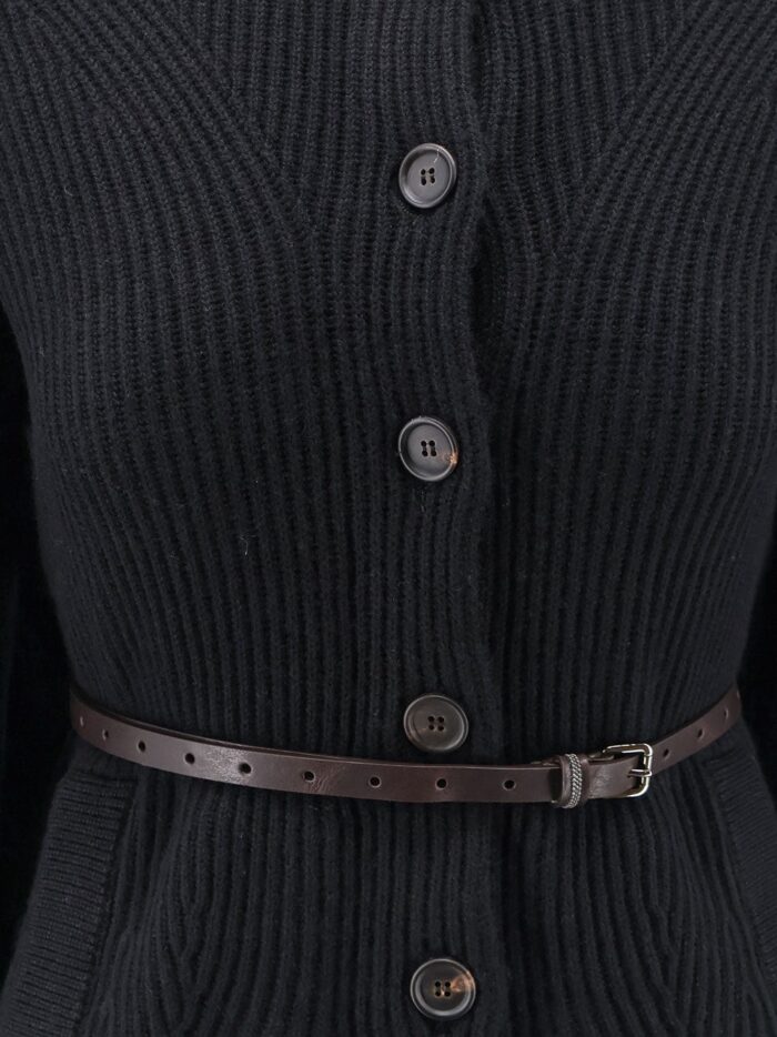 Brunello Cucinelli Wool, Cashmere And Silk Blend Cardigan
