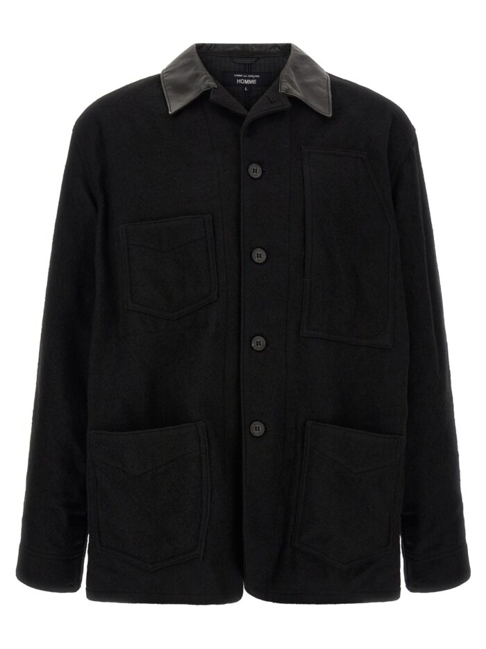 comme des gar?ons homme wool cloth jacket COMME DES GAR?ONS HOMME Wool Cloth Jacket