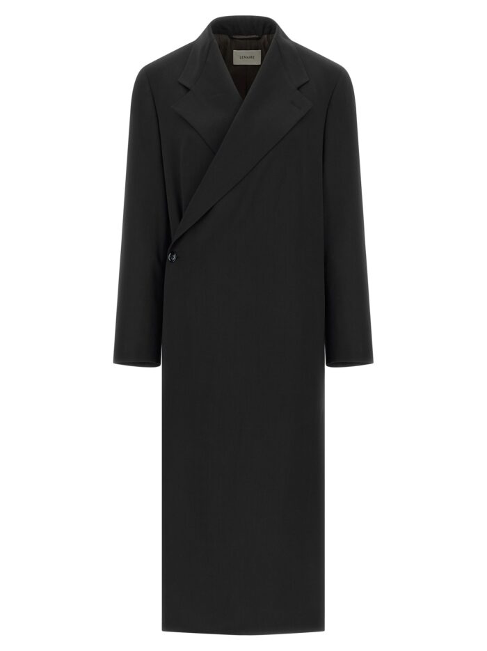 lemaire wool crêpe coat LEMAIRE Wool Crêpe Coat