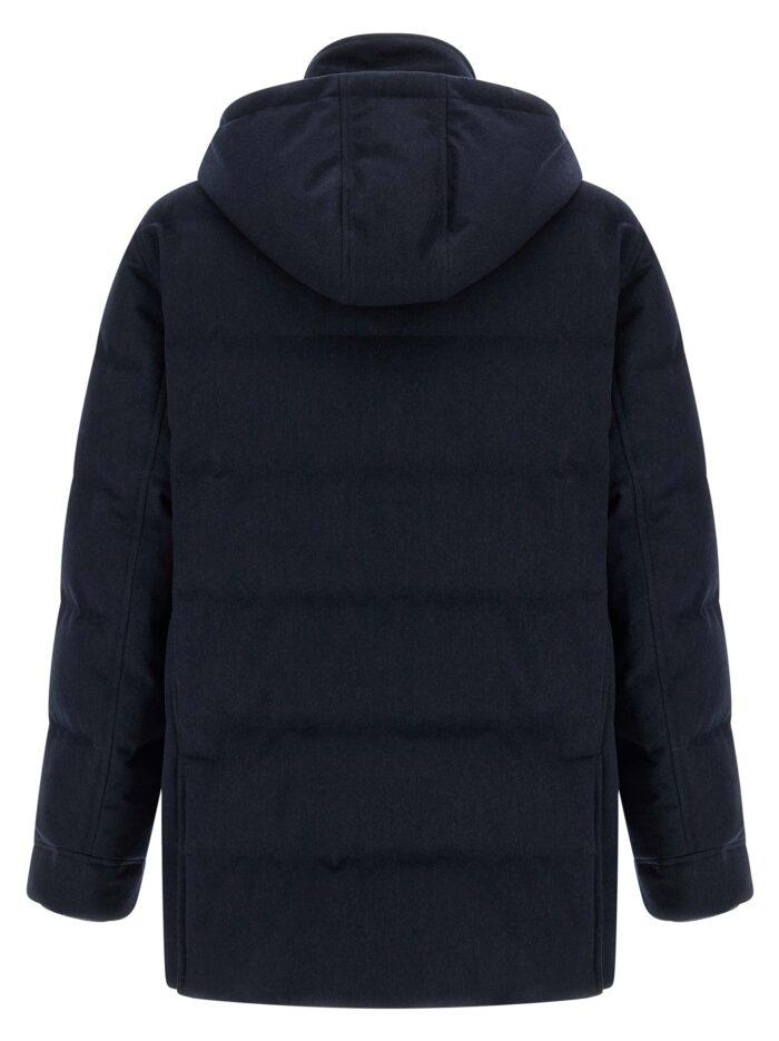 Brunello Cucinelli Wool Flannel Parka