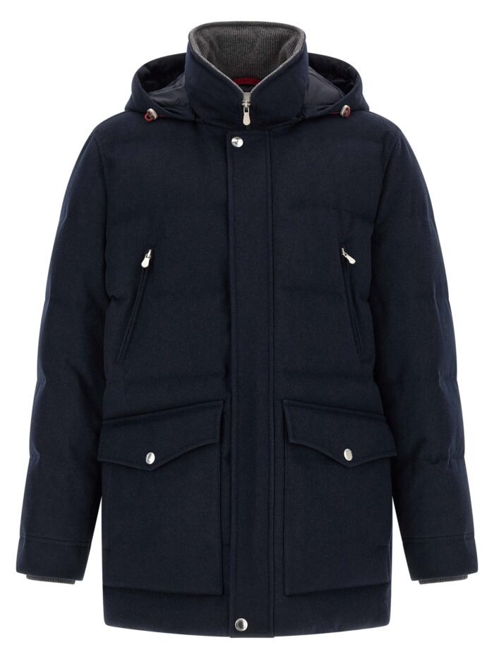 brunello cucinelli wool flannel parka Brunello Cucinelli Wool Flannel Parka