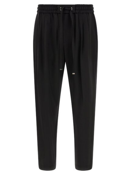 Dolce & Gabbana Wool Gabardine Joggers