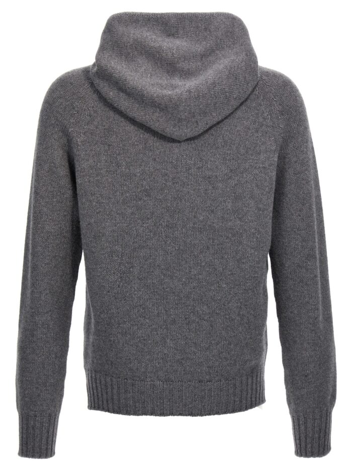 MA'RY'YA Wool Hooded Sweater