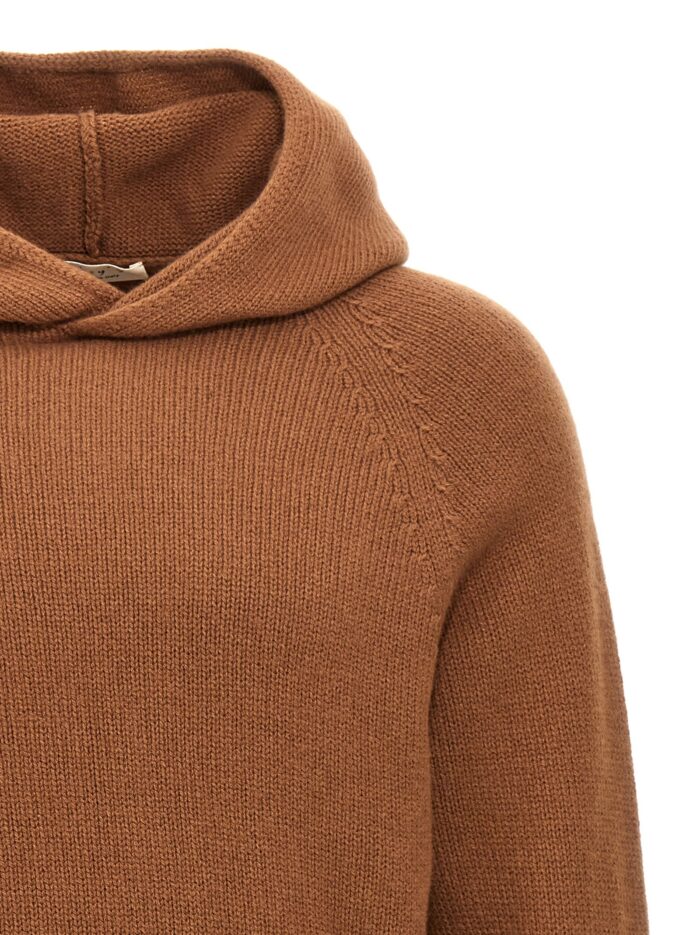 MA'RY'YA Wool Hooded Sweater
