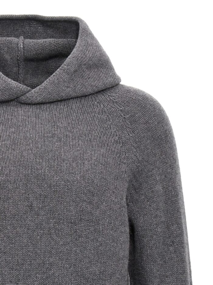 MA'RY'YA Wool Hooded Sweater