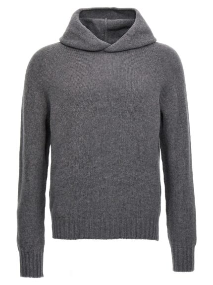 MA'RY'YA Wool Hooded Sweater