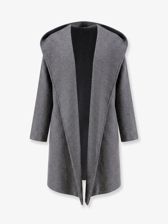 toteme wool hoodie coat TOTEME Wool Hoodie Coat