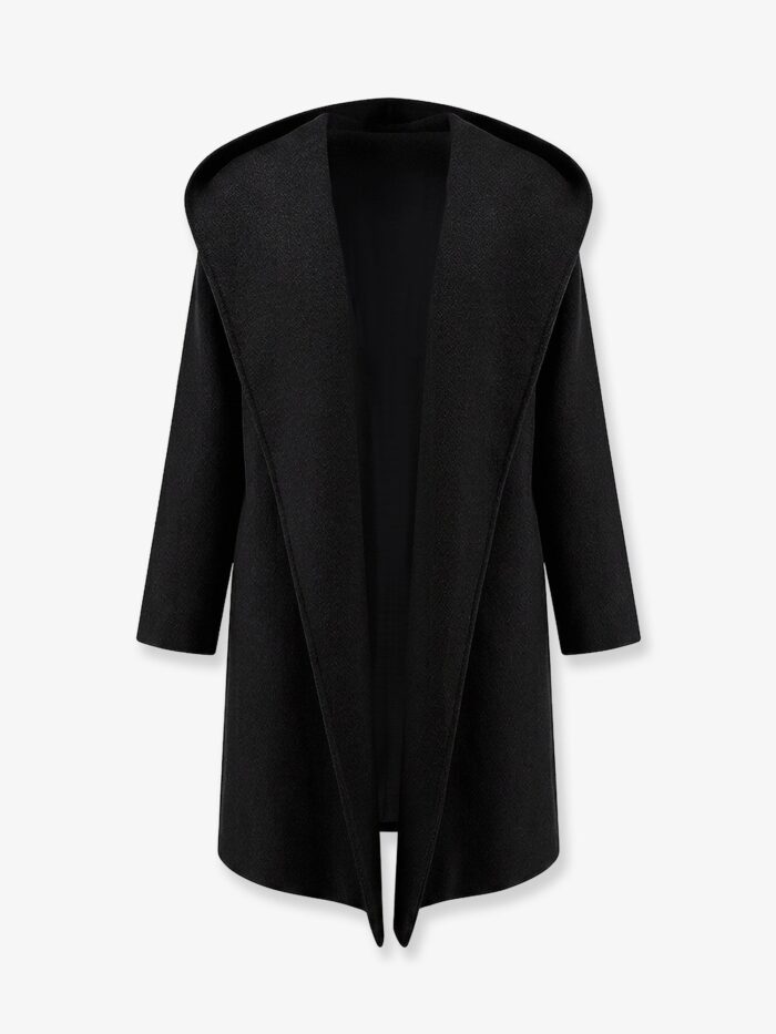 toteme wool hoodie coat TOTEME Wool Hoodie Coat