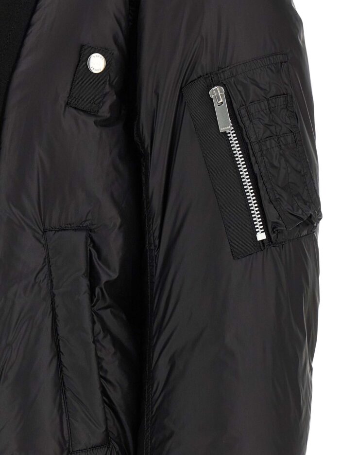 SACAI Wool Insert Bomber Jacket