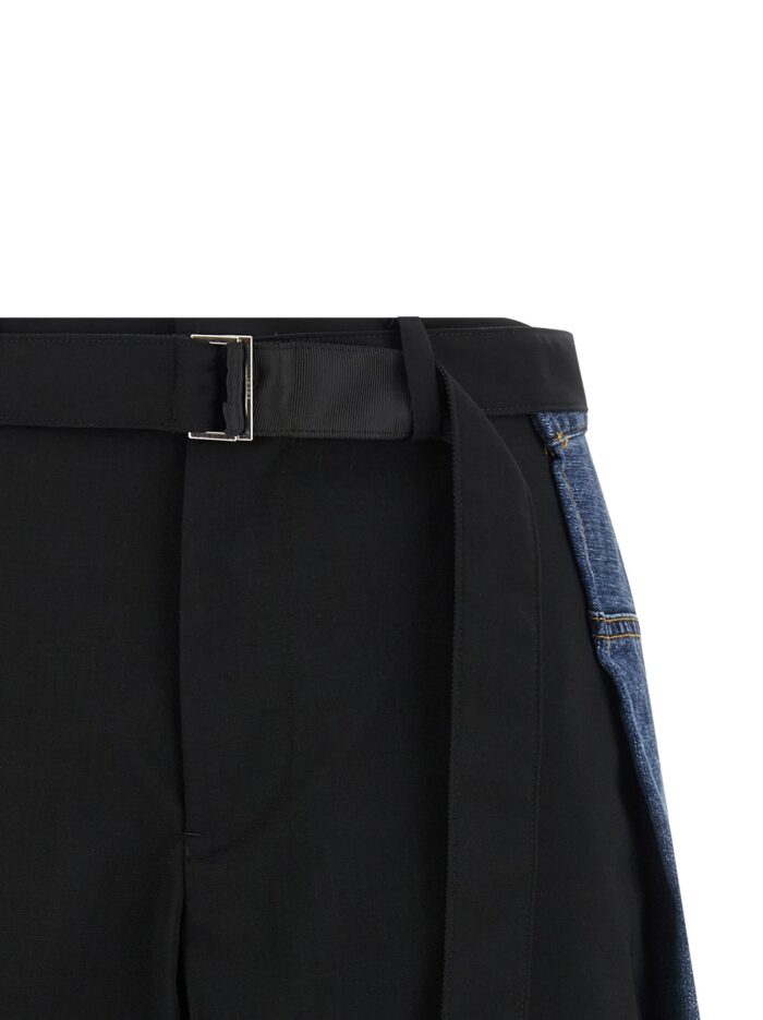 SACAI Wool Insert Shorts
