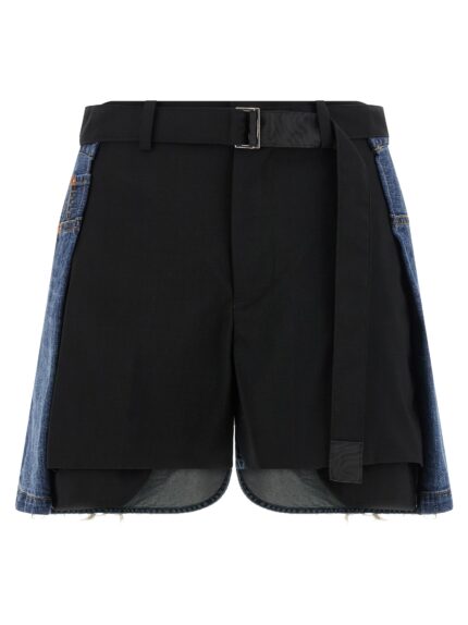 SACAI Wool Insert Shorts