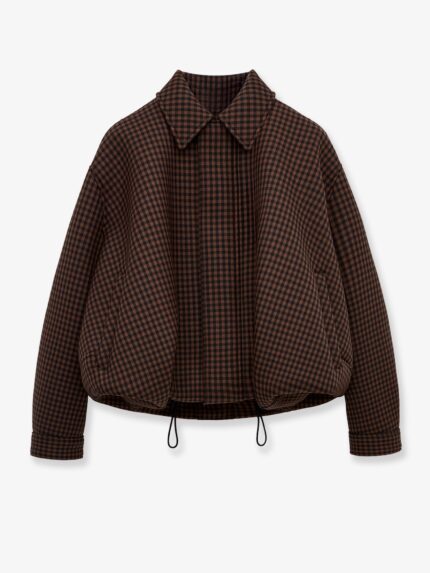 LOEWE Wool Jacket With Checked Pattern