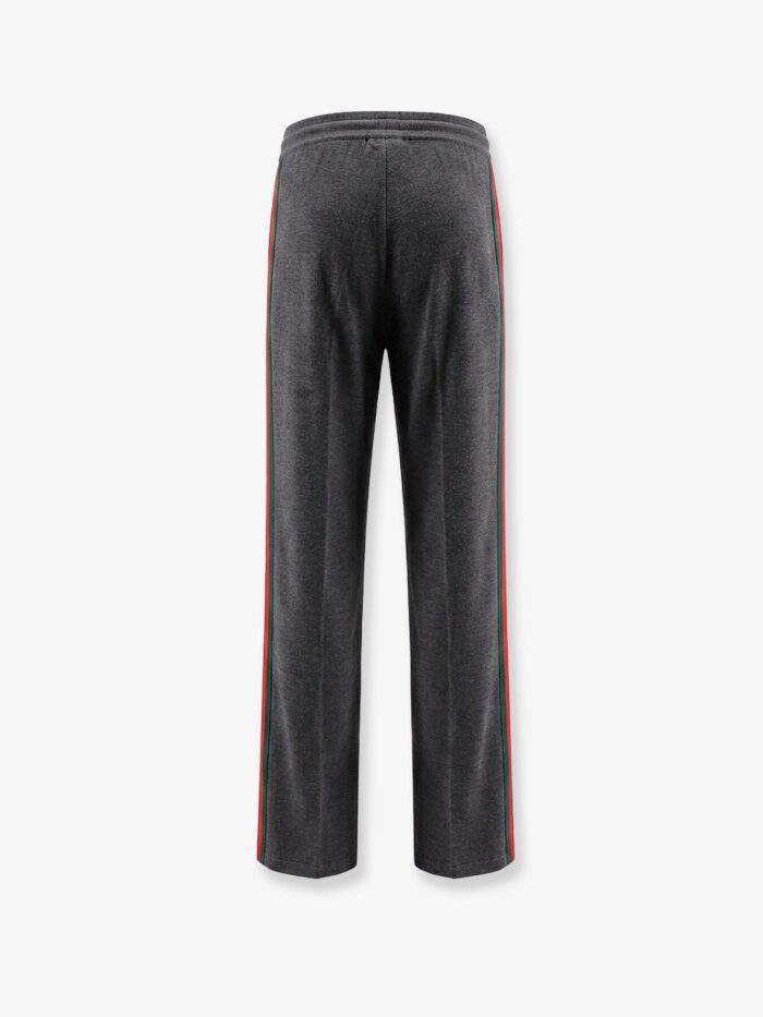 Gucci Wool Leisure Trousers With Web Insert