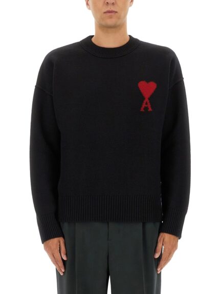 Ami Paris Wool Logo Sweater