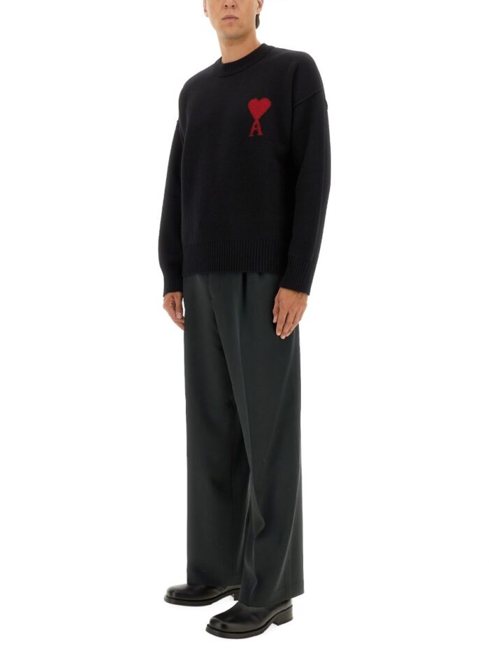 Ami Paris Wool Logo Sweater