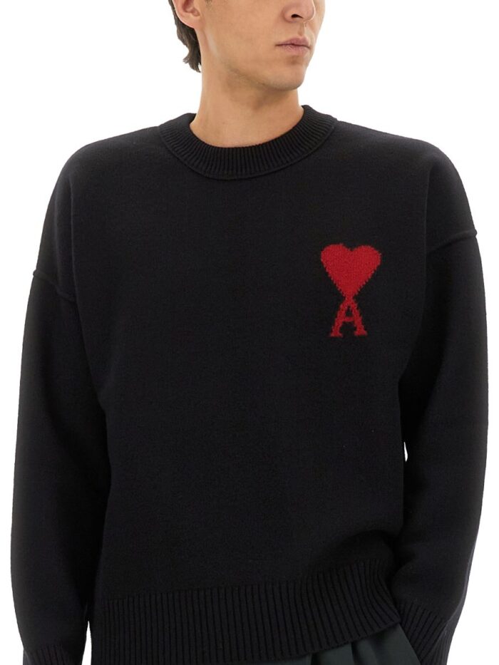 Ami Paris Wool Logo Sweater