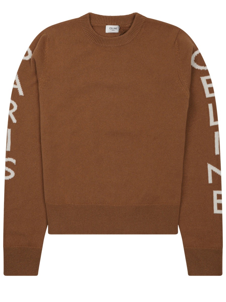 Celine WOOL LOGO SWEATER