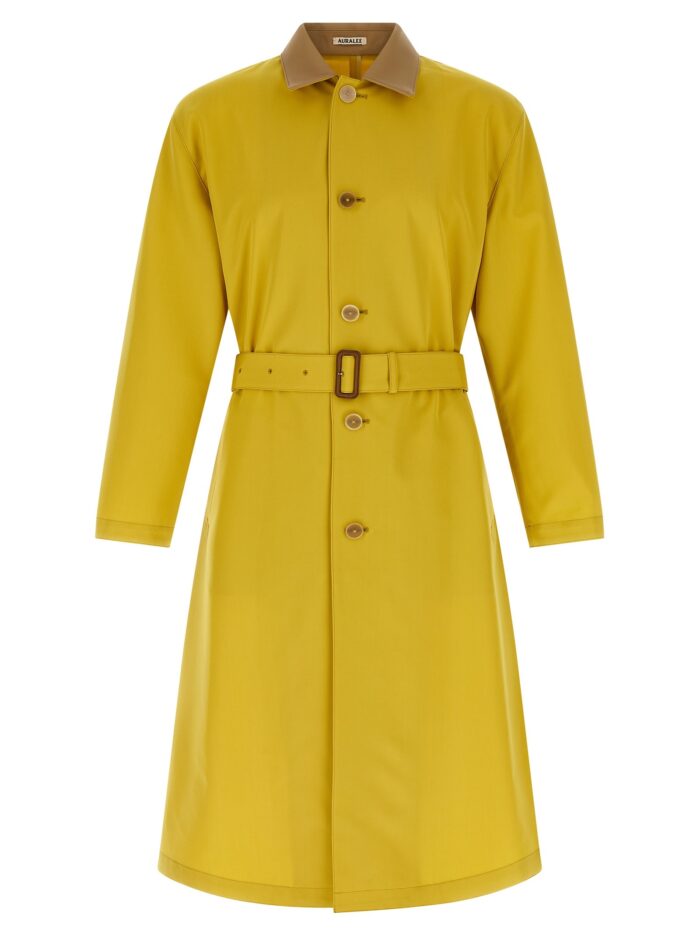 auralee 'wool max canvas' coat AURALEE 'Wool Max Canvas' Coat